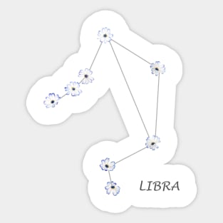 libra zodiac sign Sticker